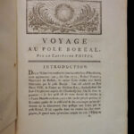 1775 NORTH POLE VOYAGES Scientific Discovery ARCTIC EXPLORATION 1st French ed