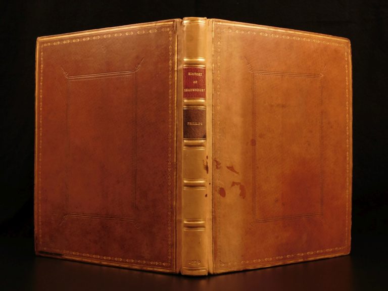 Image of 1779 1ed Shrewsbury England Illustrated CASTLE Bridges Monastery Shropshire