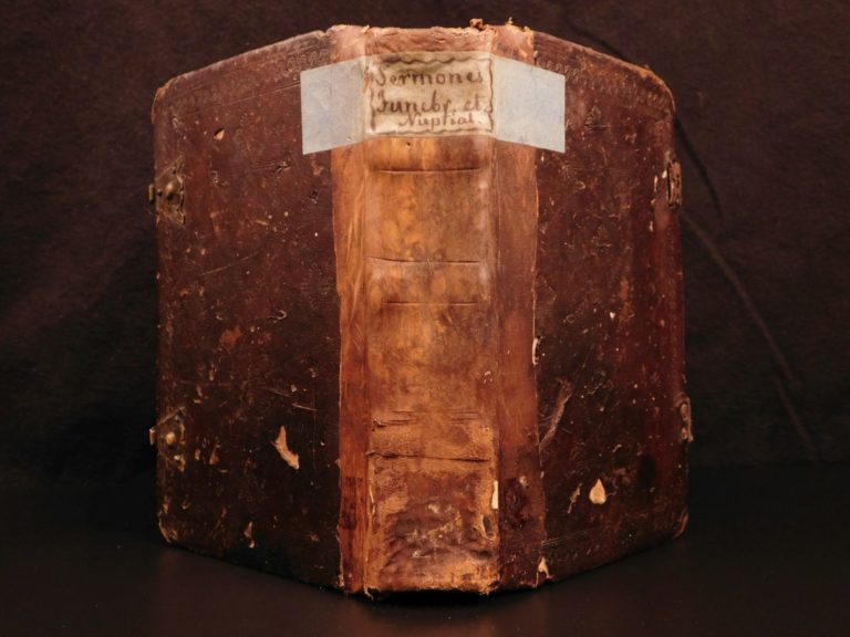 Image of 1508 Funeral Wedding Sermons Britannicus + Letter Writing for Nobility Miniatore