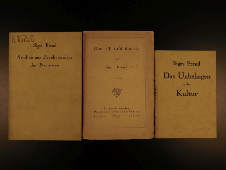 Image of 1923 Sigmund Freud 1st editions Psychoanalysis Psychology Ego & Id Sexuality
