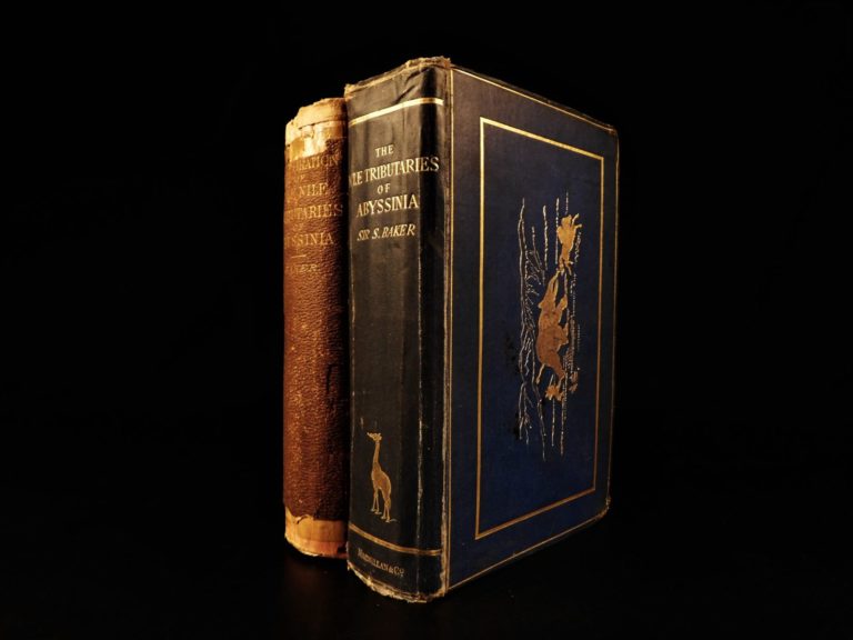 Image of 1867 1ed Africa Hunting Baker Nile Tributaries of Abyssinia EGYPT Exploration