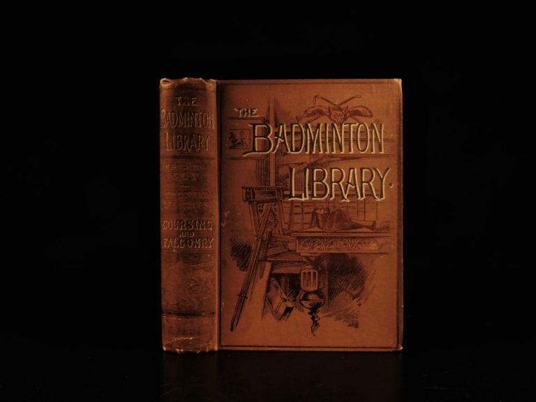 Image of 1892 Coursing & Falconry Illustrated Sports HUNTING Britain Badminton Library