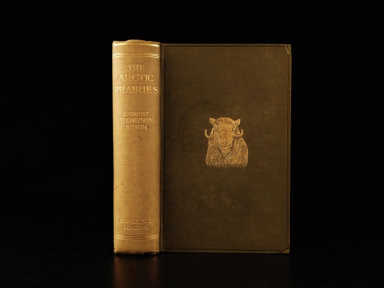 Image of 1912 1st ed Arctic Prairies CANADA HUNTING Illustrated Voyages Maps Ernest Seton