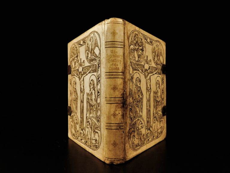Image of 1887 CAXTON Golden Legend of the CROSS Medieval Woodcut Illustrations Veldener