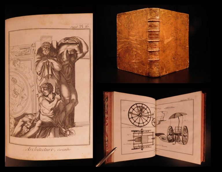 Image of 1779 Diderot Encyclopedia Illustrated Medicine Military Music ART Architecture