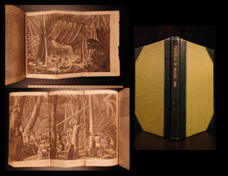 Image of 1820 1ed Travels in BRAZIL South America Illustrated Indians Voyages Wied