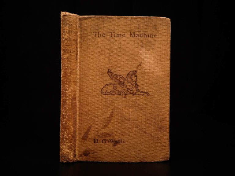 Image of 1895 1st ed HG Wells Time Machine SciFi Time Travel Space FAMOUS Fantasy Novel