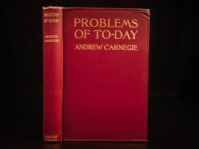 Image of 1909 1st ed Andrew Carnegie Problems of Today Wealth Labor Socialism Capitalism
