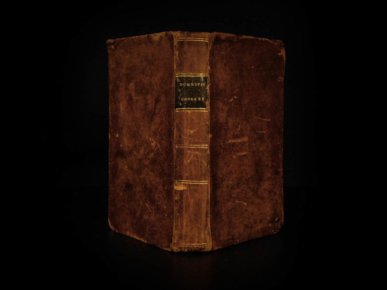 Image of 1823 1ed Rundell Cookbook American Housekeeper Economy Recipes Cooking Baking