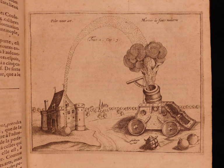 Image of 1628 Artillery Diego Ufano GUNS Illustrated War Cannon Tactics French FOLIO