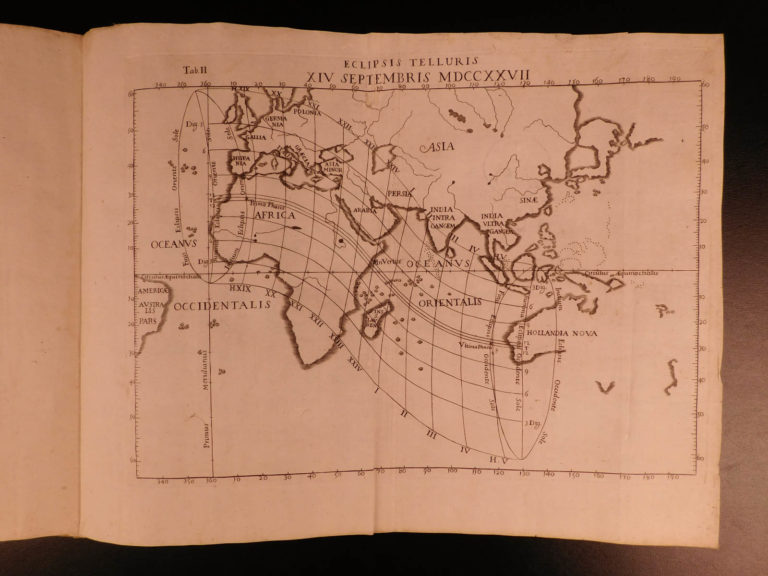 Image of 1725 Astronomy Manfredi Ephemerides Motuum Illustrated Comets Eclipses MAPS