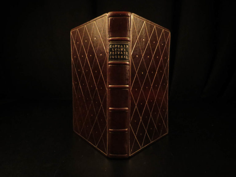 Image of 1824 1ed Arctic Exploration Private Journal of Lyon Parry Eskimos Illustrated