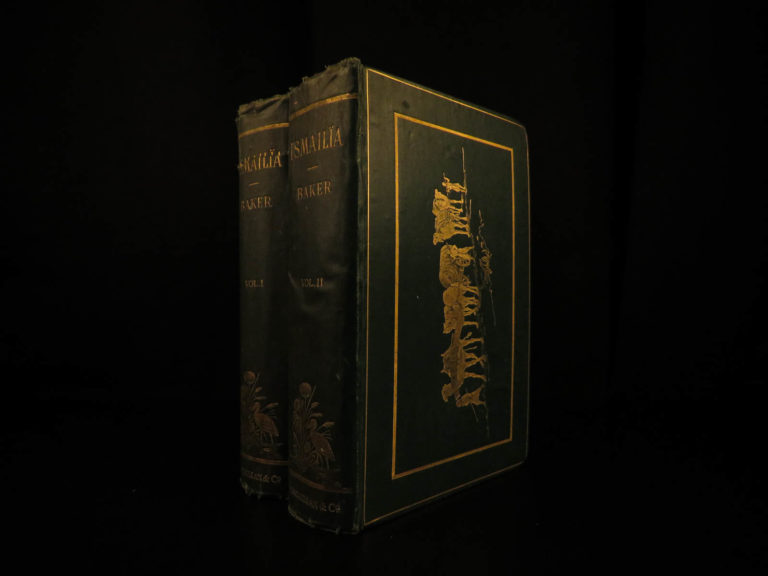 Image of 1874 1st ed ISMAILIA Central Africa Slave Trade SUDAN Egypt Illustrated Baker 2v