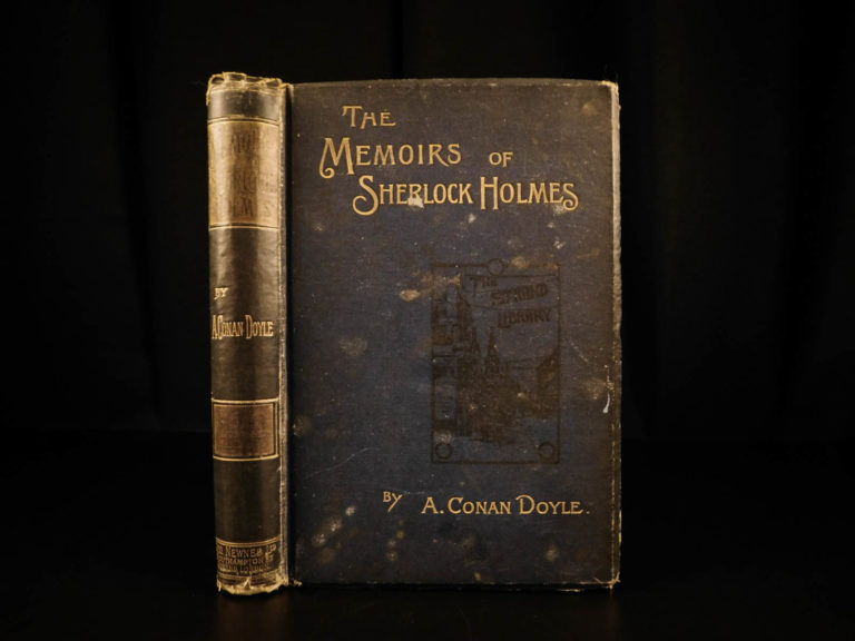 Image of 1894 1st ed Memoirs of Sherlock Holmes Arthur Conan Doyle Illustrated Mystery