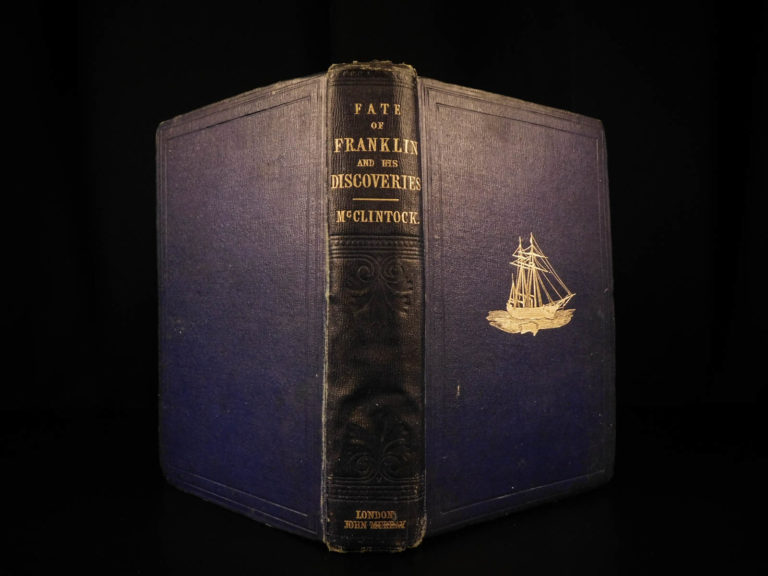 Image of 1859 1ed McLintock Voyage in Arctic Seas Narrative John Franklin Expedition MAPS