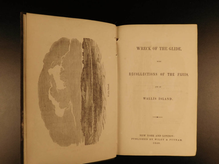 Image of 1848 1ed Wreck of the Glide Fiji & Wallis Islands Native Shipwrecks Dix Oliver