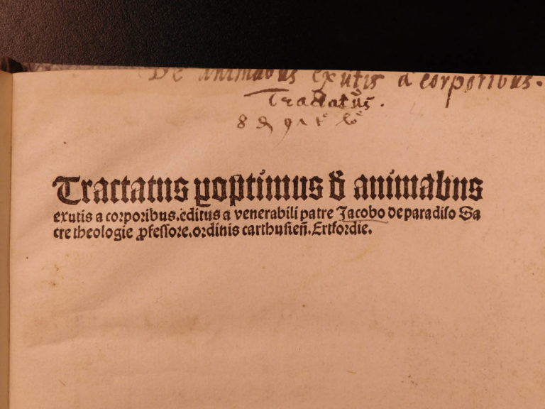 Image of 1497 Clusa Souls of the Dead Ghosts Occult Poltergeist Incunable SPIRITUALISM
