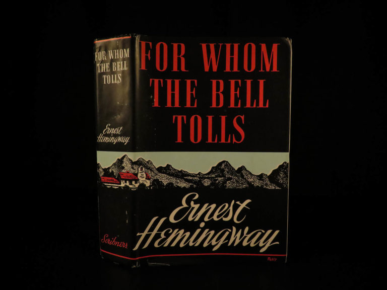 Image of 1940 1st ed For Whom the Bell Tolls Ernest Hemingway American War Novel Classic