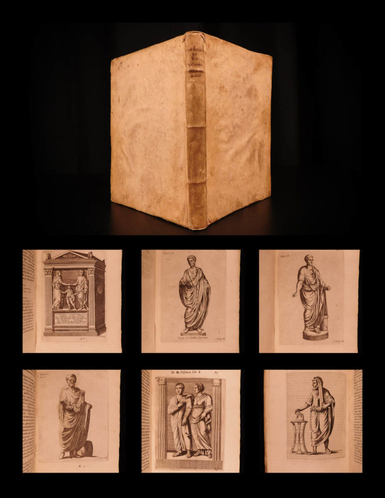 Image of 1654 De Re Vestiaria Ancient ROME Costume Clothing Illustrated Octavio Ferrari