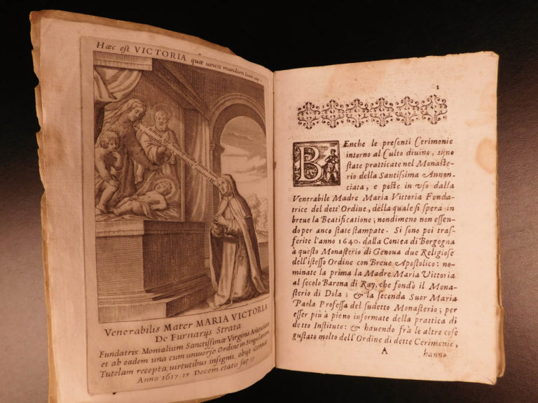 Image of 1640 1ed Catholic Orders Rituals of Most Holy Annunciation NUNS Prayer Monastics