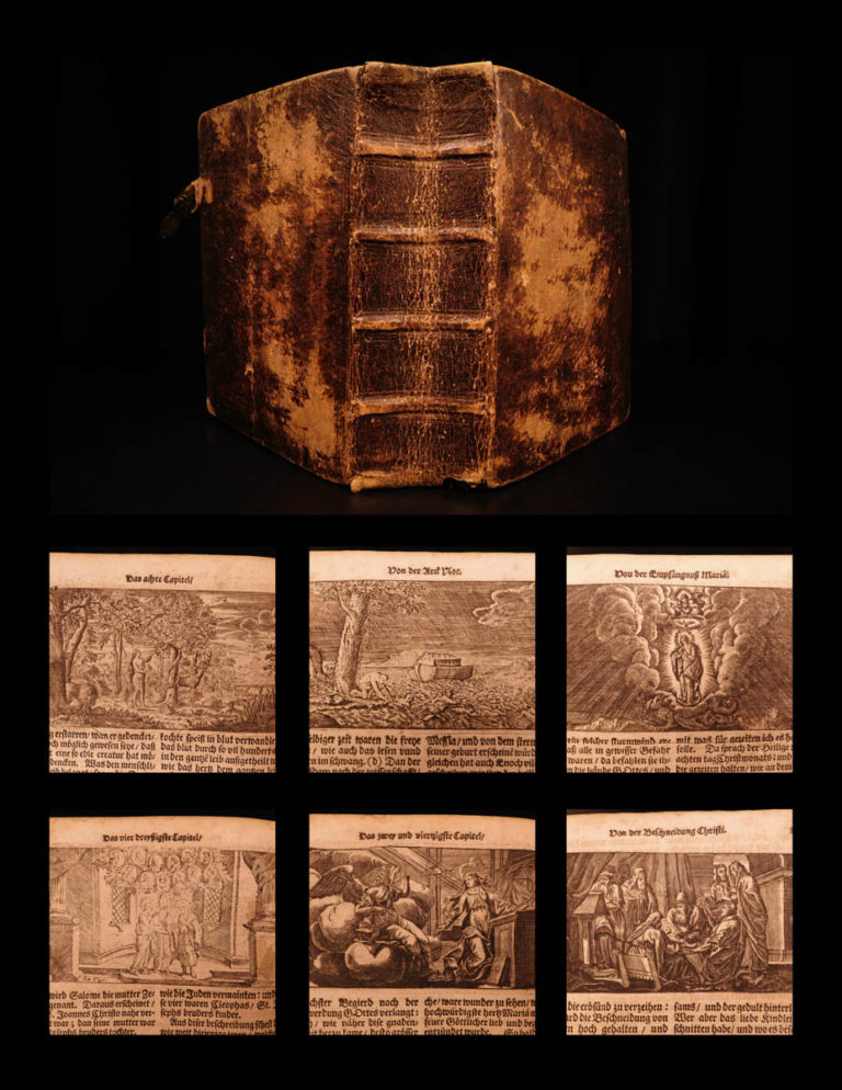 Image of 1716 German Cochem Bible Life of Jesus Christ Capuchin Catholic Asceticism RARE
