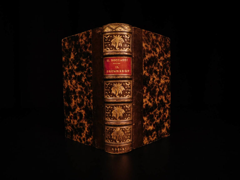 Image of 1665 Il Decameron Giovanni Boccaccio Italian Black Death Bubonic Plague Elzevier