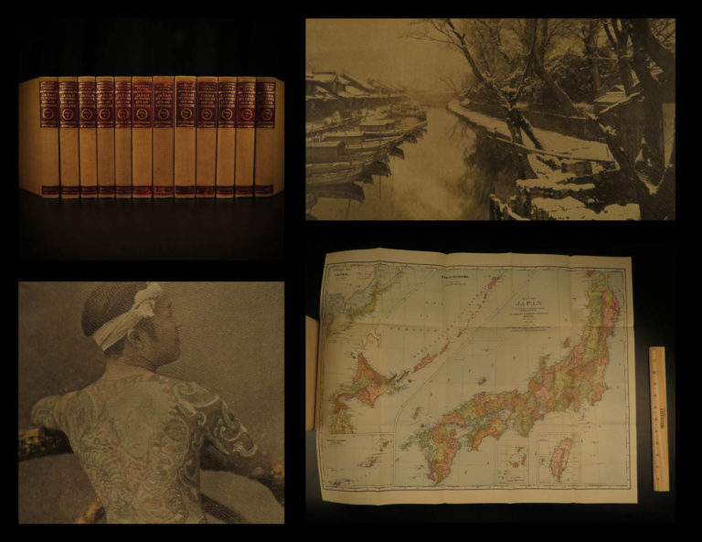 Image of 1901 Oriental Series Japan China History Art Illustrated Brinkley Limited ed 12v