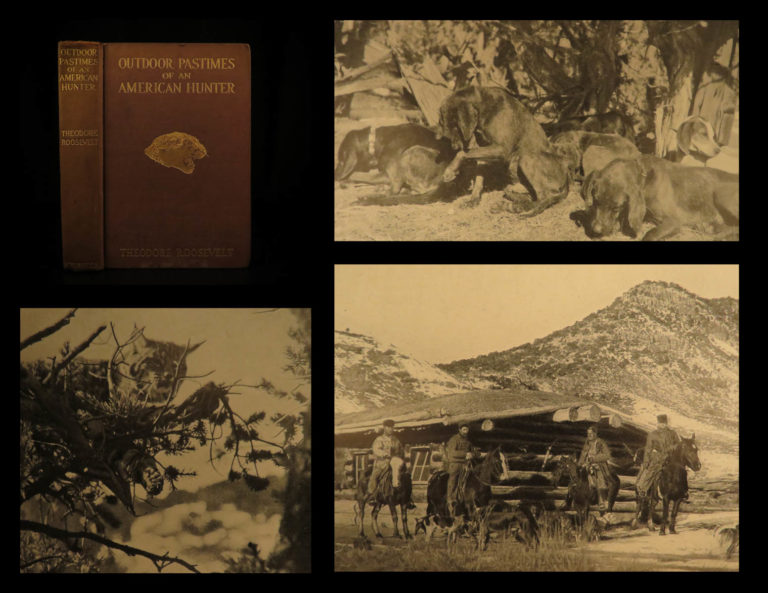 Image of 1905 1ed Theodore Roosevelt Outdoor Pastimes of American Hunter Big Game Hunting