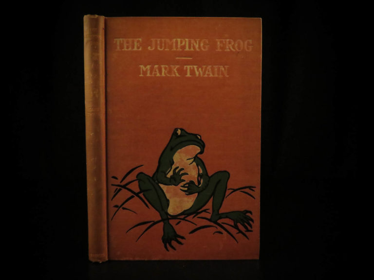 Image of 1903 1st ed Mark Twain Jumping Frog of Calaveras Sketches Humor Illustrated