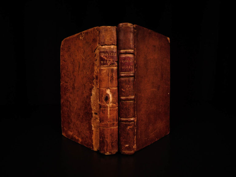 Image of 1796 Works of Benjamin Franklin Autobiography Way to Wealth Politics Essays Life