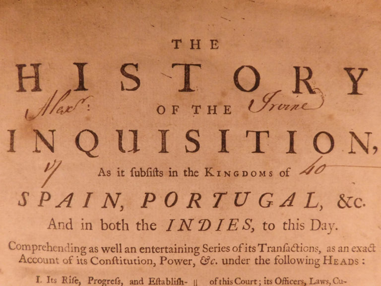 Image of 1734 1ed Inquisition History of TORTURE Witches Catholic Spain Portugal Indies
