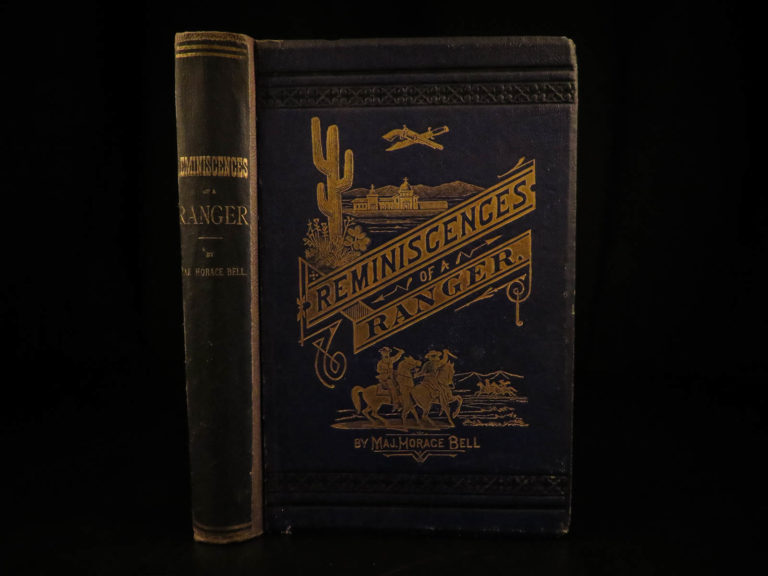 Image of 1881 1st/1st Reminiscences of a Ranger Los Angeles California Gold Rush Indians