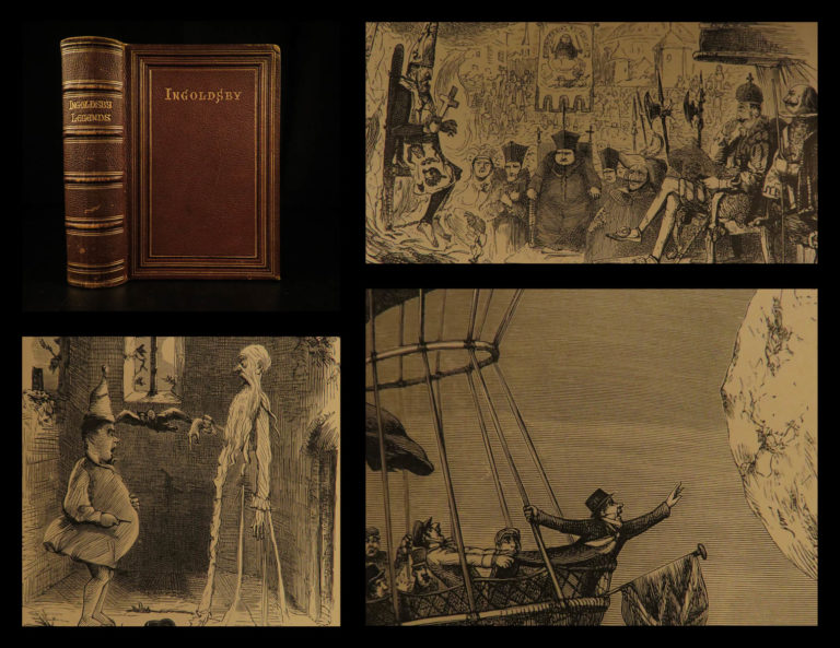 Image of 1882 Ingoldsby Legends Occult Ghosts Devils Illustrated Cruikshank Abracadabra