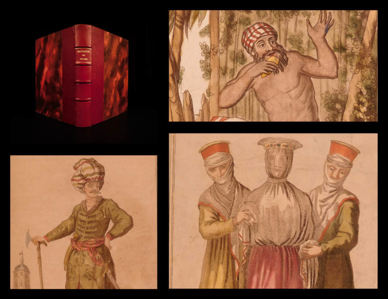 Image of 1796 1st ed Saint-Sauveur VOYAGES Africa Asia Color Illustrated Costumes China