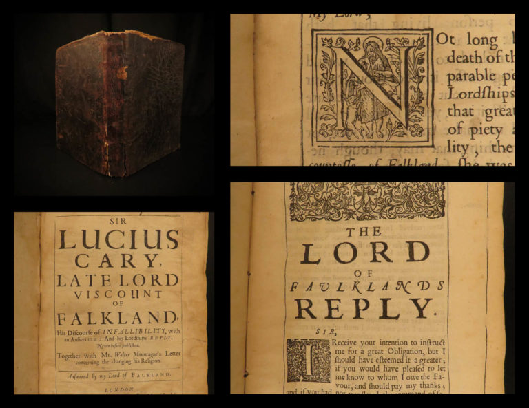 Image of 1651 On Papal Infallibility Lucius Cary Falkland Catholic Church Montagu Popes