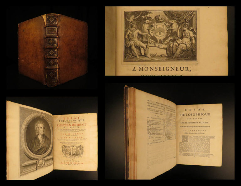 Image of 1735 John LOCKE Essay Concerning Human Understanding Philosophy Tabula Rasa