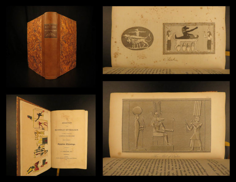 Image of 1819 1ed Egyptian Mythology Prichard Ocellus Isis Osiris Coptic Occult Illust