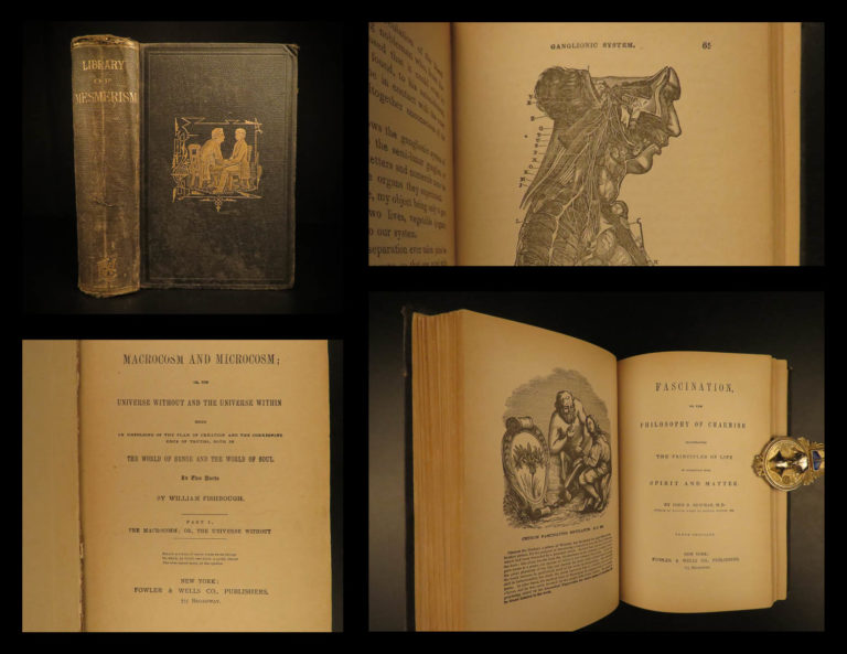 Image of 1875 Library of Mesmerism Hypnosis Psychology Mesmer CHARMS Medicine Occult