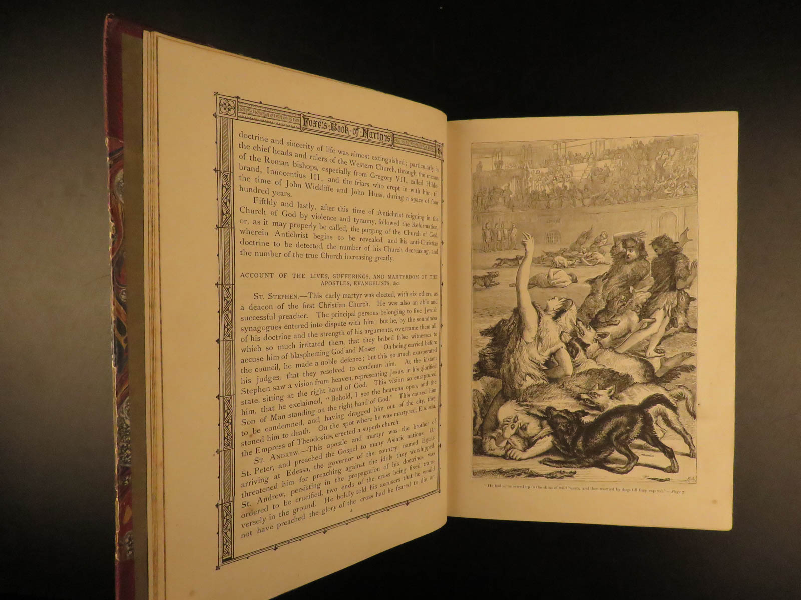 1877 John Foxe’s Book of Martyrs Acts & Monuments Illustrated ...