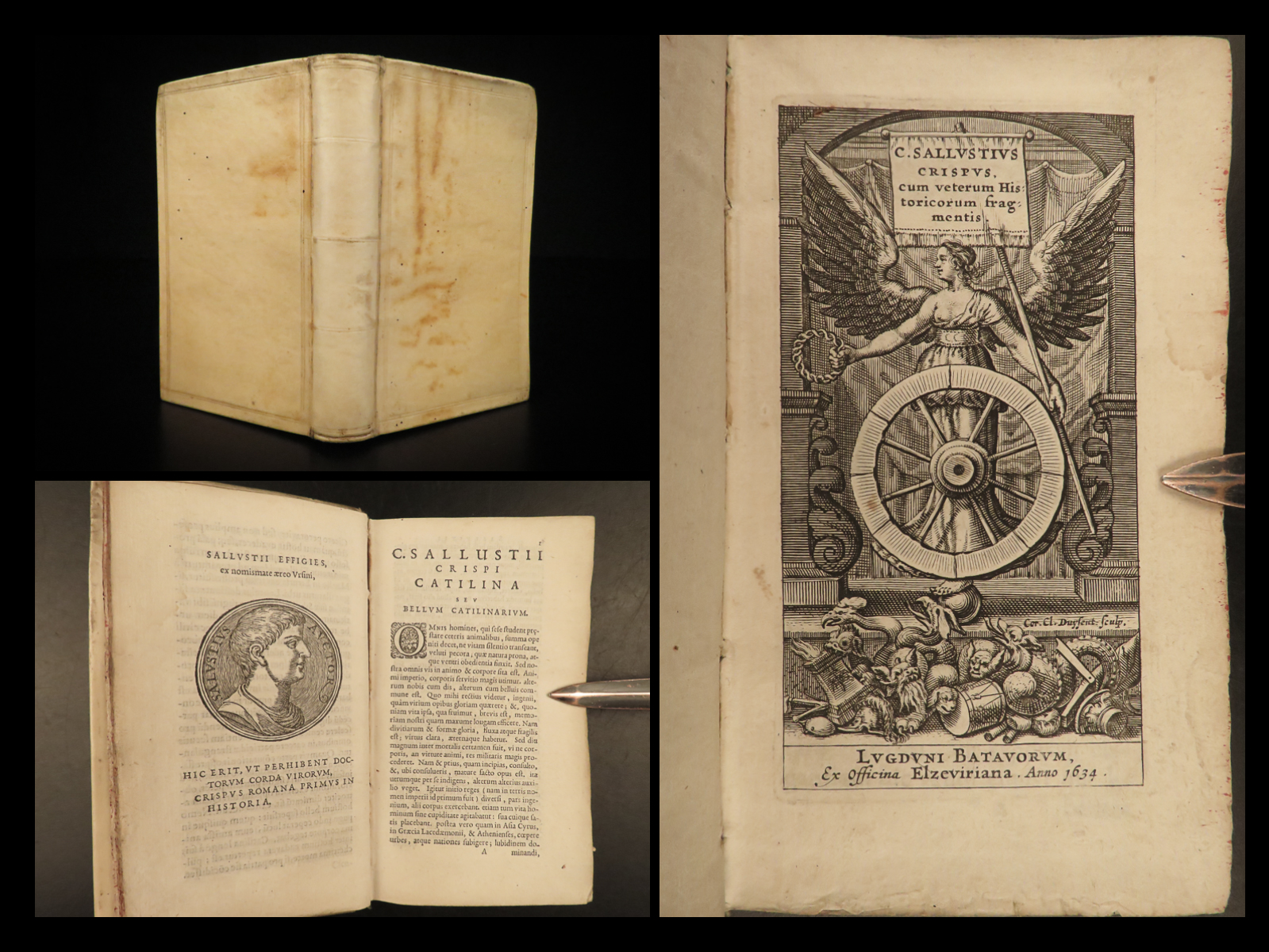 1634 Sallust Catiline Conspiracy WAR Rome Jugurthine War Historiae ...