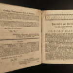 1782 HOLY LAND Map Jerusalem Erhard Christian Hausbuch German Bible Devotional