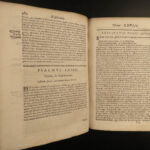 1679 Jesuit BIBLE & Commentary on Psalms Rouen RARE Bellarmine of Galileo Trial