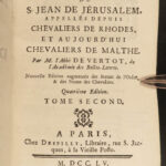 1755 CRUSADES History Knights Templar Hospitaller Saint John Malta Rhodes Vertot