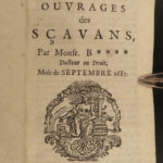 1687 1ed Scavans Huguenot Beauval Science Journal Inquisition Ottoman Empire 7v