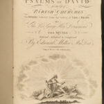 1790 MUSIC Psalms of David Tate & Brady Bible Hymns Church of England Choir