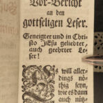 1749 EXQUISITE Silver Clasp Fine Binding German ART Beer Bible Schatzkästlein