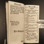 1749 EXQUISITE Silver Clasp Fine Binding German ART Beer Bible Schatzkästlein