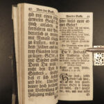 1749 EXQUISITE Silver Clasp Fine Binding German ART Beer Bible Schatzkästlein