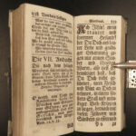 1749 EXQUISITE Silver Clasp Fine Binding German ART Beer Bible Schatzkästlein