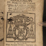 1686 1ed Diocese of CAHORS France Statutes Catholic Bishop Henri le Jay RARE